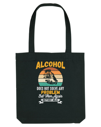 pt iubitorii de bere - Alcohol does not solve any problems Black