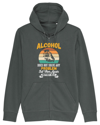 pt iubitorii de bere - Alcohol does not solve any problems Anthracite