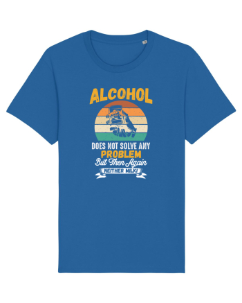 pt iubitorii de bere - Alcohol does not solve any problems Royal Blue