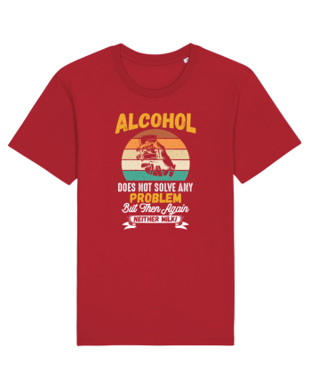 pt iubitorii de bere - Alcohol does not solve any problems Red