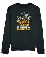 pt iubitorii de bere - Beer is better when drank together Bluză mânecă lungă Unisex Rise