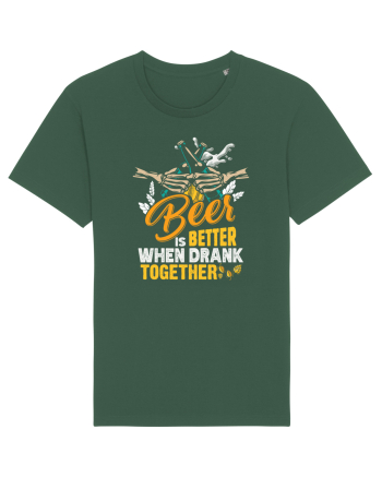 pt iubitorii de bere - Beer is better when drank together Bottle Green