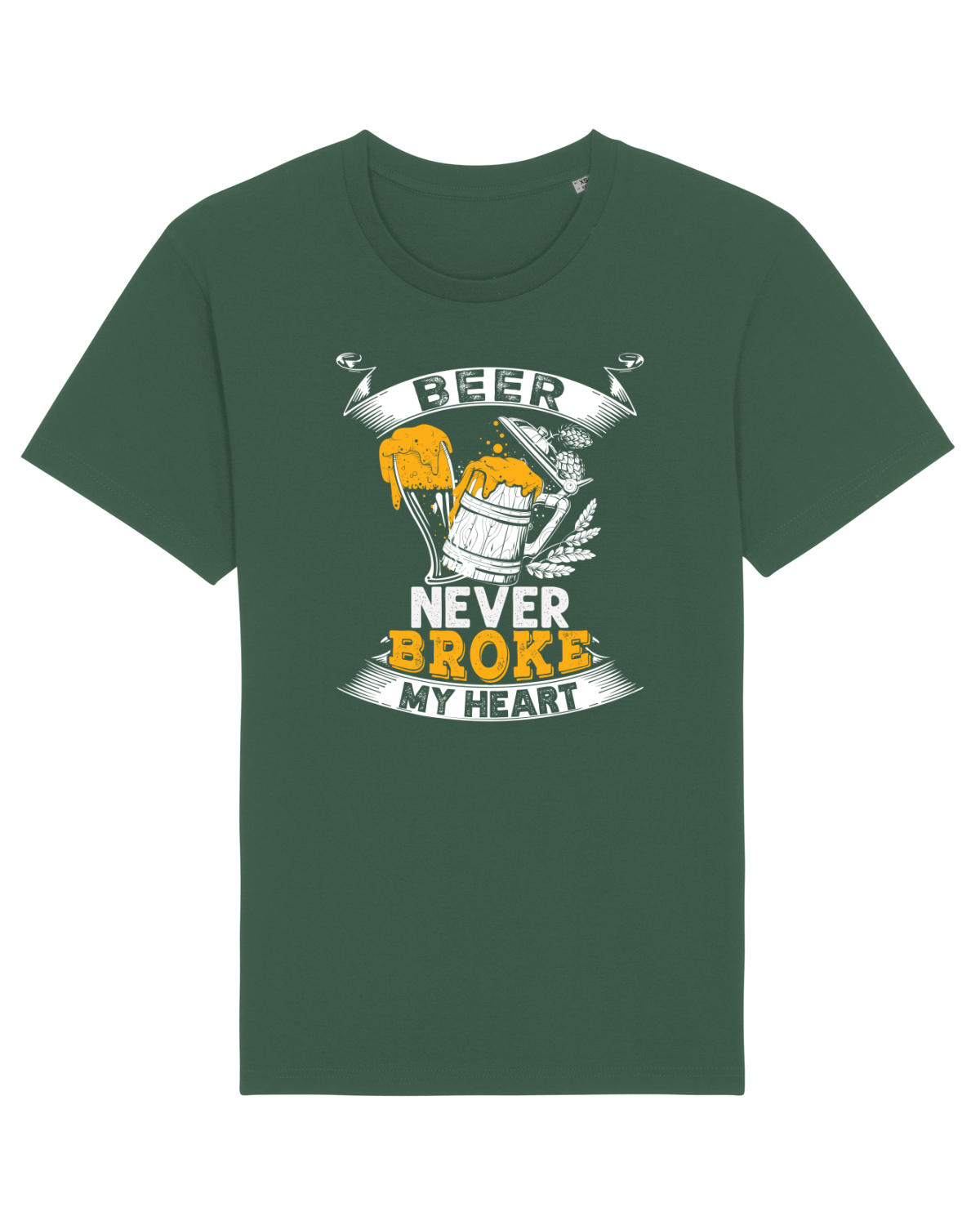 Tricou mânecă scurtă Unisex Rocker Bottle Green