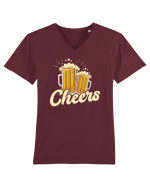 pt iubitorii de bere - Cheers Tricou mânecă scurtă guler V Bărbat Presenter