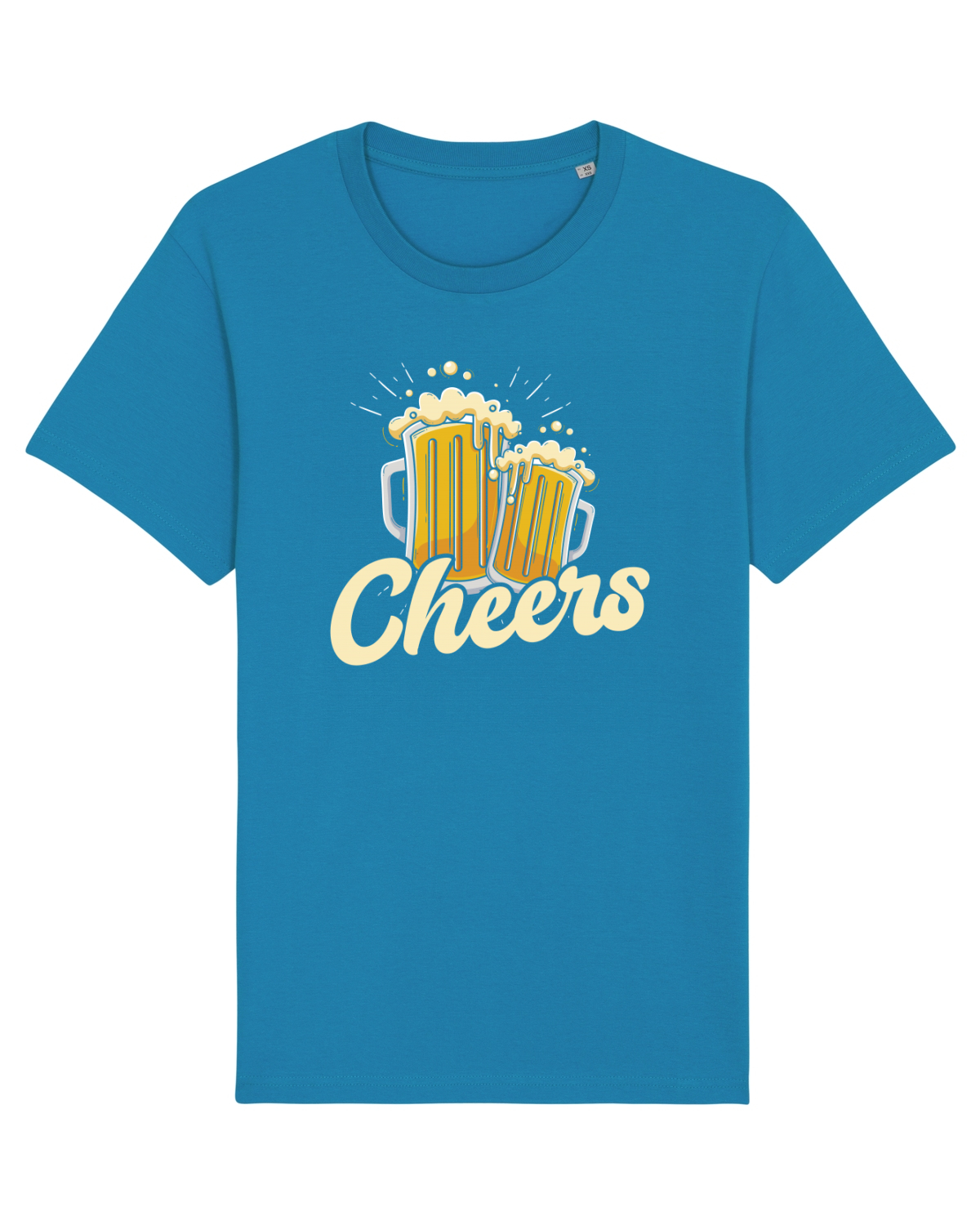 Tricou mânecă scurtă Unisex Rocker Azur