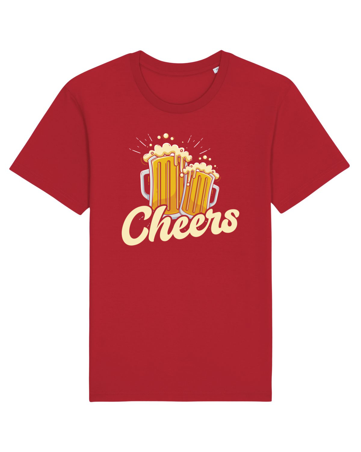 Tricou mânecă scurtă Unisex Rocker Red