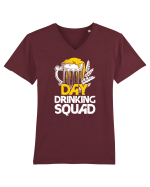 pt iubitorii de bere - Day drinking squad Tricou mânecă scurtă guler V Bărbat Presenter