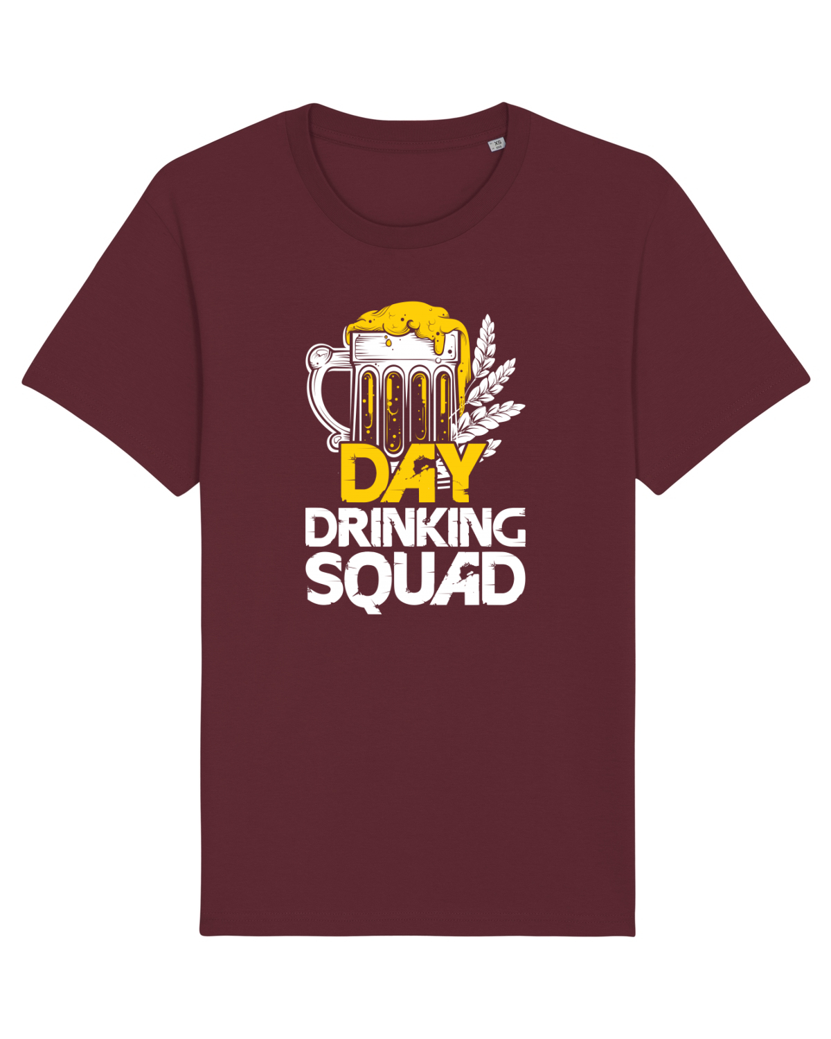 Tricou mânecă scurtă Unisex Rocker Burgundy