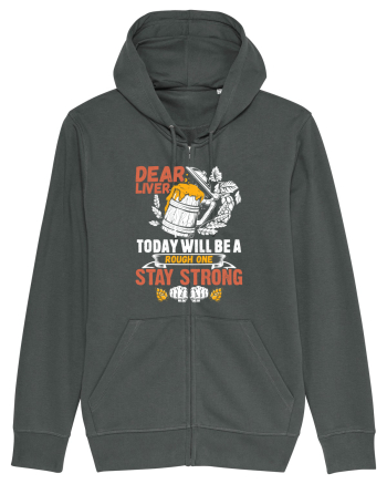 pt iubitorii de bere - Dear liver stay strong Anthracite