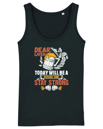 pt iubitorii de bere - Dear liver stay strong Black