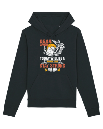 pt iubitorii de bere - Dear liver stay strong Black