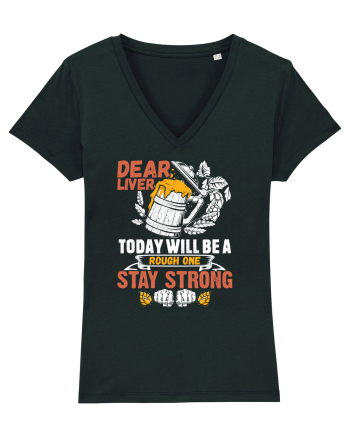 pt iubitorii de bere - Dear liver stay strong Black