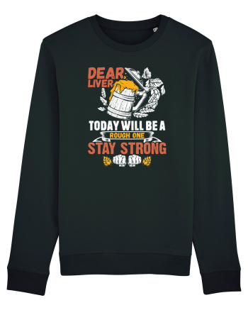 pt iubitorii de bere - Dear liver stay strong Black