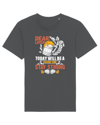 pt iubitorii de bere - Dear liver stay strong Anthracite