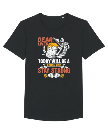 pt iubitorii de bere - Dear liver stay strong Black