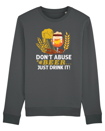 pt iubitorii de bere - Do not abuse beer Anthracite
