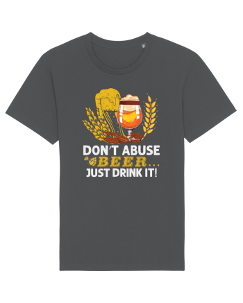 pt iubitorii de bere - Do not abuse beer Anthracite