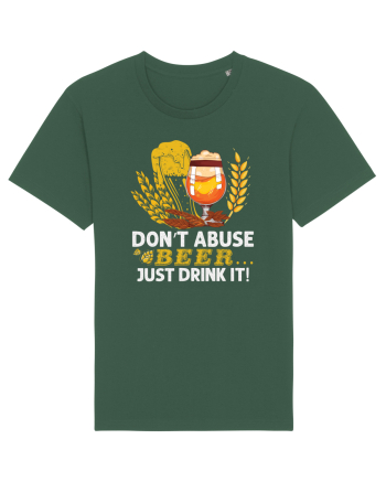 pt iubitorii de bere - Do not abuse beer Bottle Green