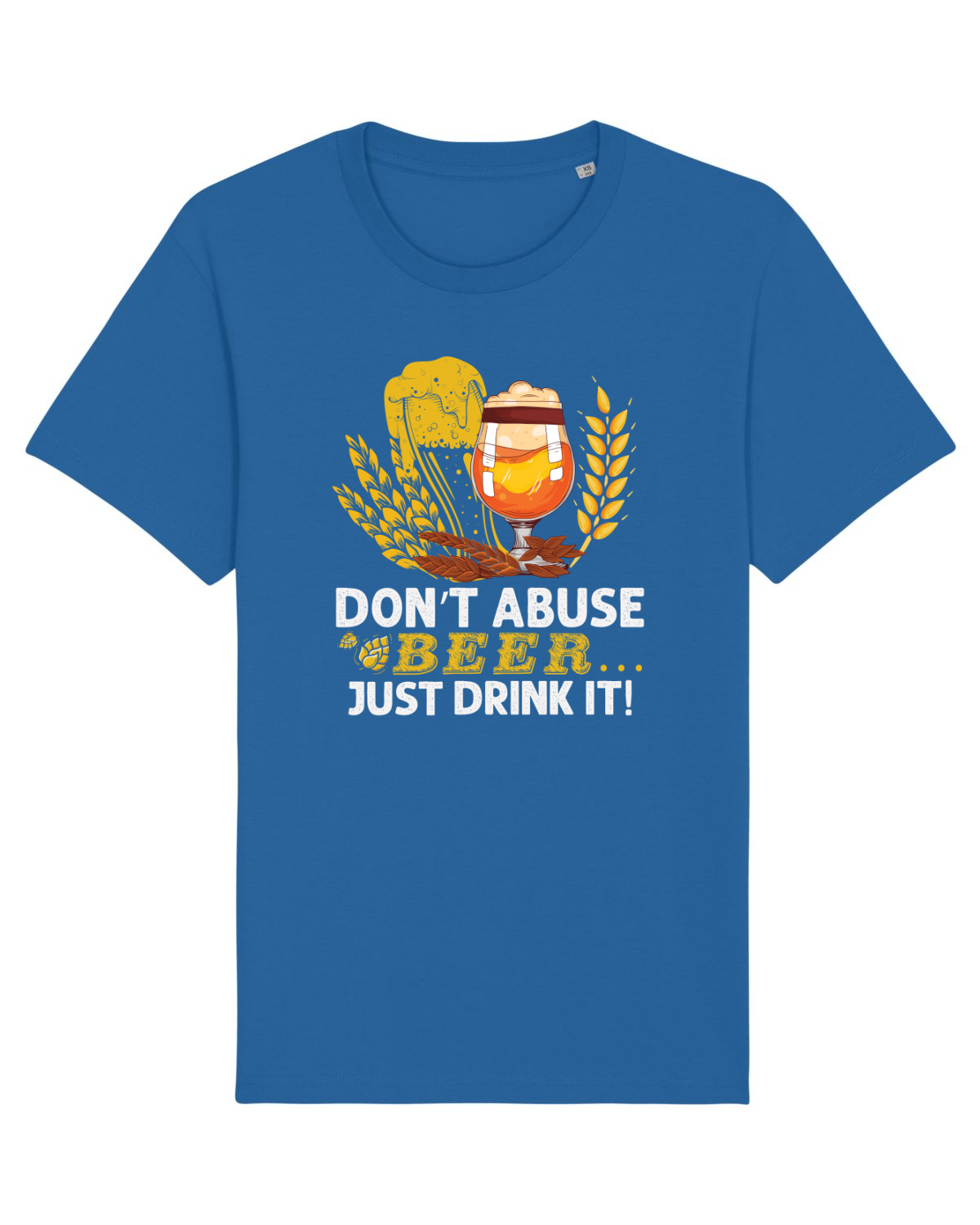 Tricou mânecă scurtă Unisex Rocker Royal Blue