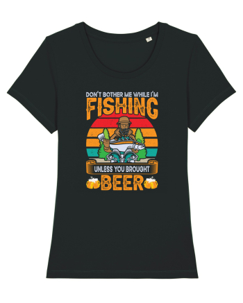pt iubitorii de bere - Do not bother me while fishing Black