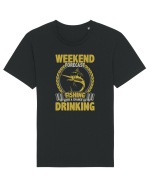 pt iubitorii de bere - Fishing with a chance of drinking Tricou mânecă scurtă Unisex Rocker