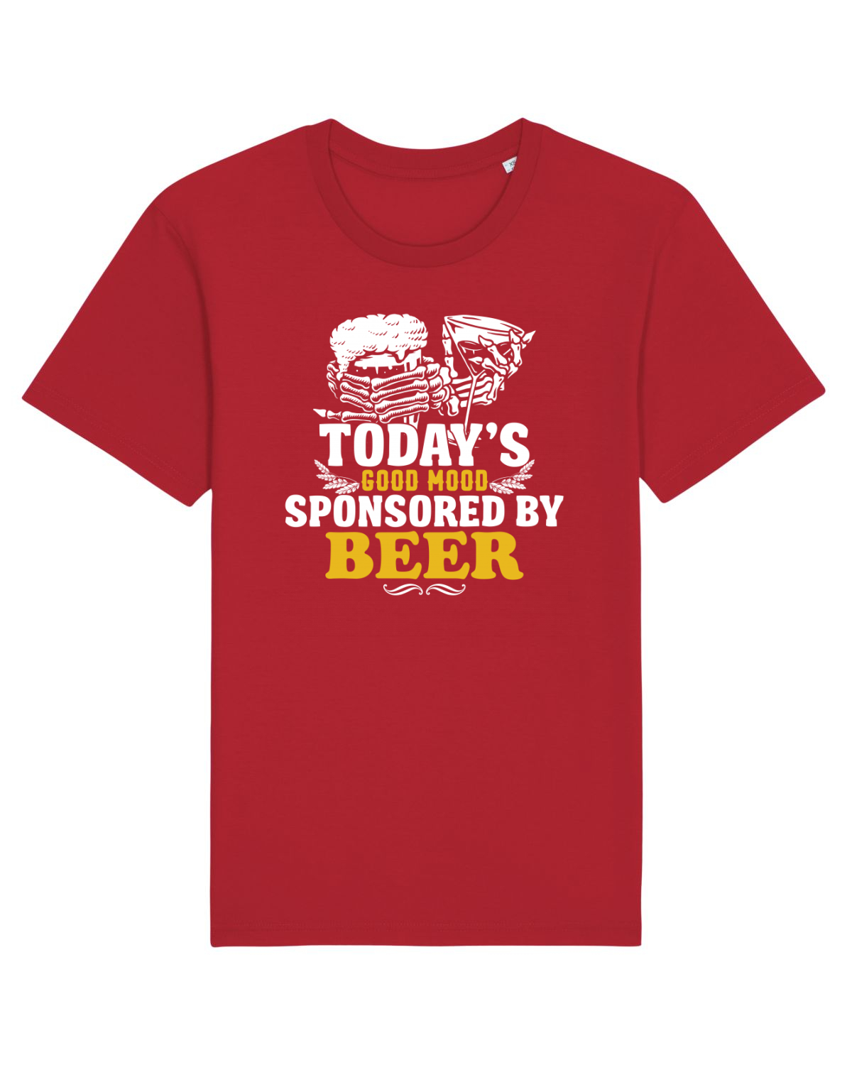 Tricou mânecă scurtă Unisex Rocker Red