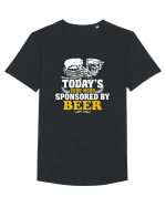 pt iubitorii de bere - Good mood sponsored by beer Tricou mânecă scurtă guler larg Bărbat Skater