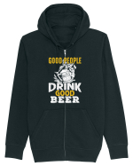 pt iubitorii de bere - Good people drink good beer Hanorac cu fermoar Unisex Connector