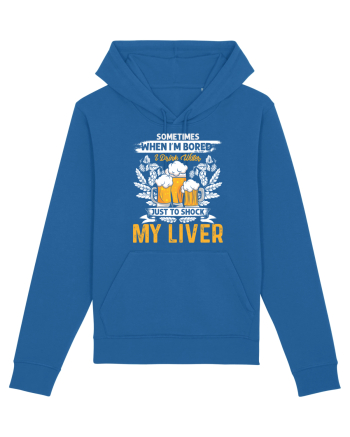 pt iubitorii de bere - I drink water just to shock my liver Royal Blue