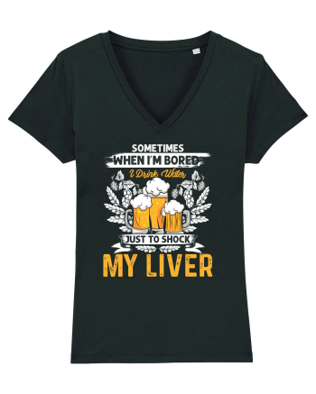 pt iubitorii de bere - I drink water just to shock my liver Black