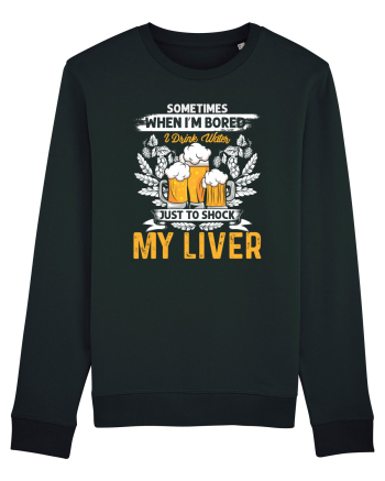 pt iubitorii de bere - I drink water just to shock my liver Black