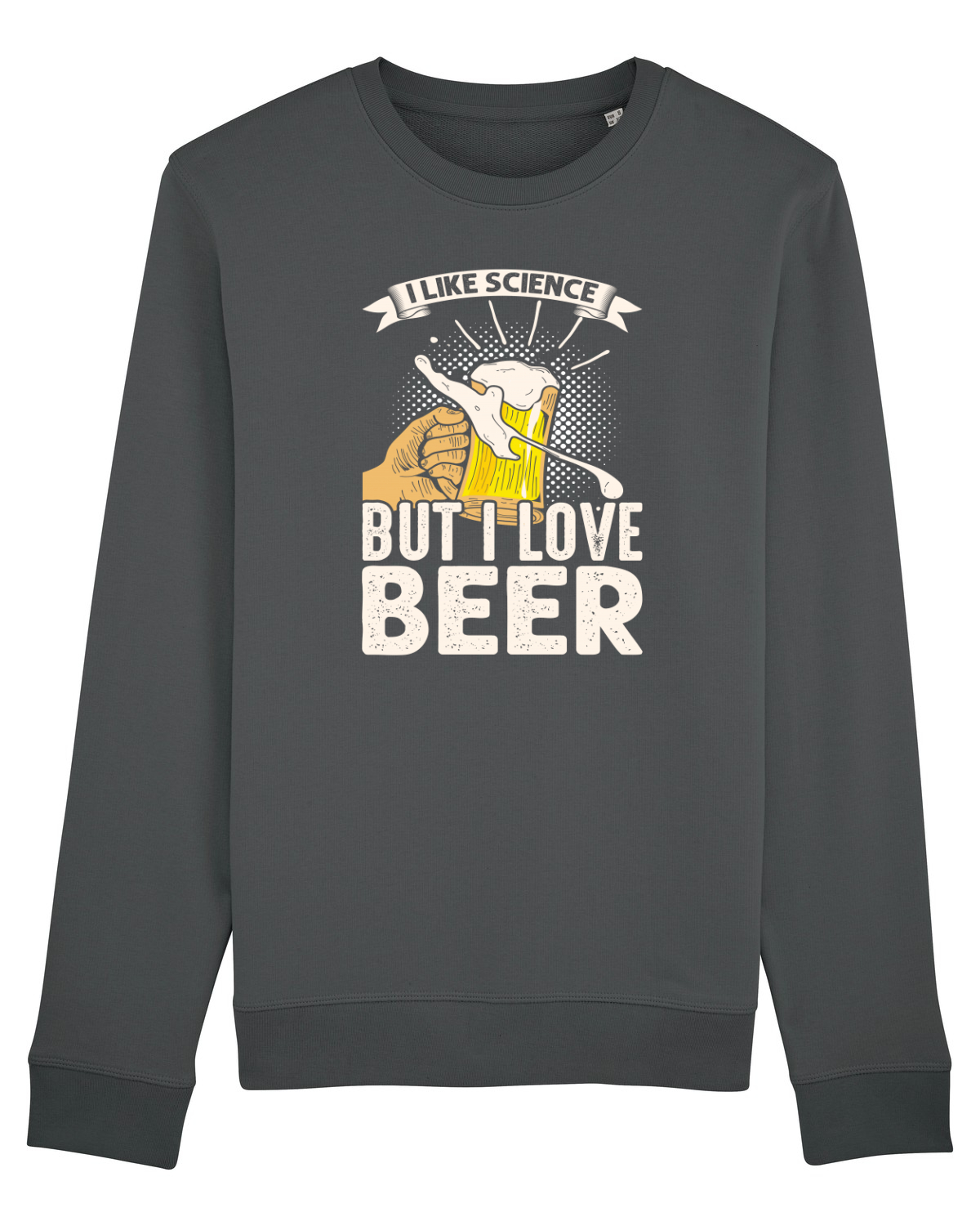 Bluză mânecă lungă Unisex Rise Anthracite