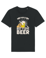 pt iubitorii de bere - I like science but I love beer Tricou mânecă scurtă Unisex Rocker