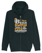 pt iubitorii de bere - I make beer disappear Hanorac cu fermoar Unisex Connector