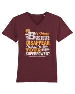 pt iubitorii de bere - I make beer disappear Tricou mânecă scurtă guler V Bărbat Presenter