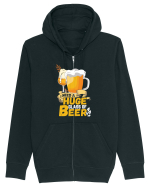 pt iubitorii de bere - I need a huge glass of beer Hanorac cu fermoar Unisex Connector