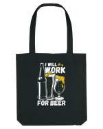 pt iubitorii de bere - I will work for beer Sacoșă textilă