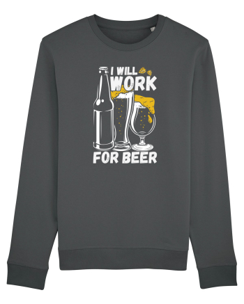 pt iubitorii de bere - I will work for beer Anthracite