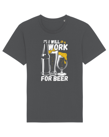 pt iubitorii de bere - I will work for beer Anthracite