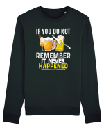 pt iubitorii de bere - If you do not remember it never happened Bluză mânecă lungă Unisex Rise