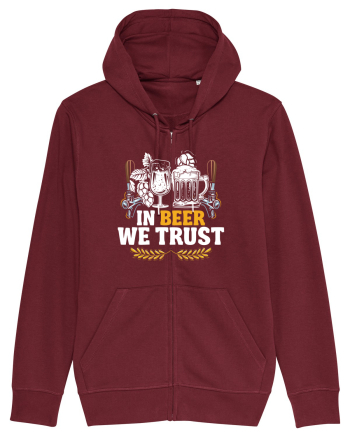 pt iubitorii de bere - In beer we trust Burgundy