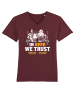 pt iubitorii de bere - In beer we trust Tricou mânecă scurtă guler V Bărbat Presenter