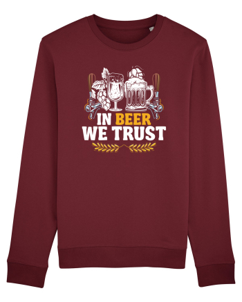 pt iubitorii de bere - In beer we trust Burgundy