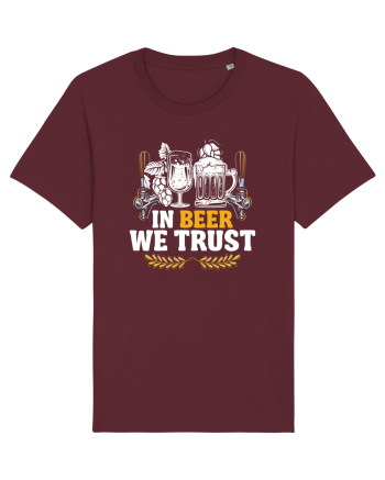pt iubitorii de bere - In beer we trust Burgundy