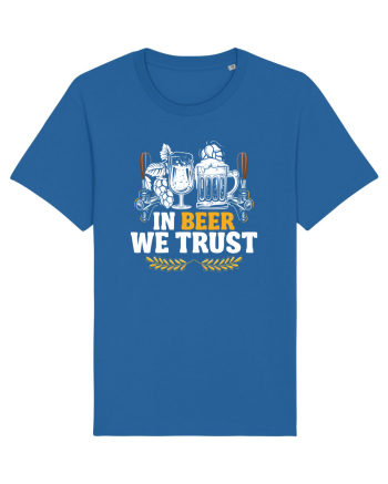 pt iubitorii de bere - In beer we trust Royal Blue