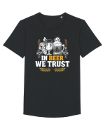 pt iubitorii de bere - In beer we trust Tricou mânecă scurtă guler larg Bărbat Skater