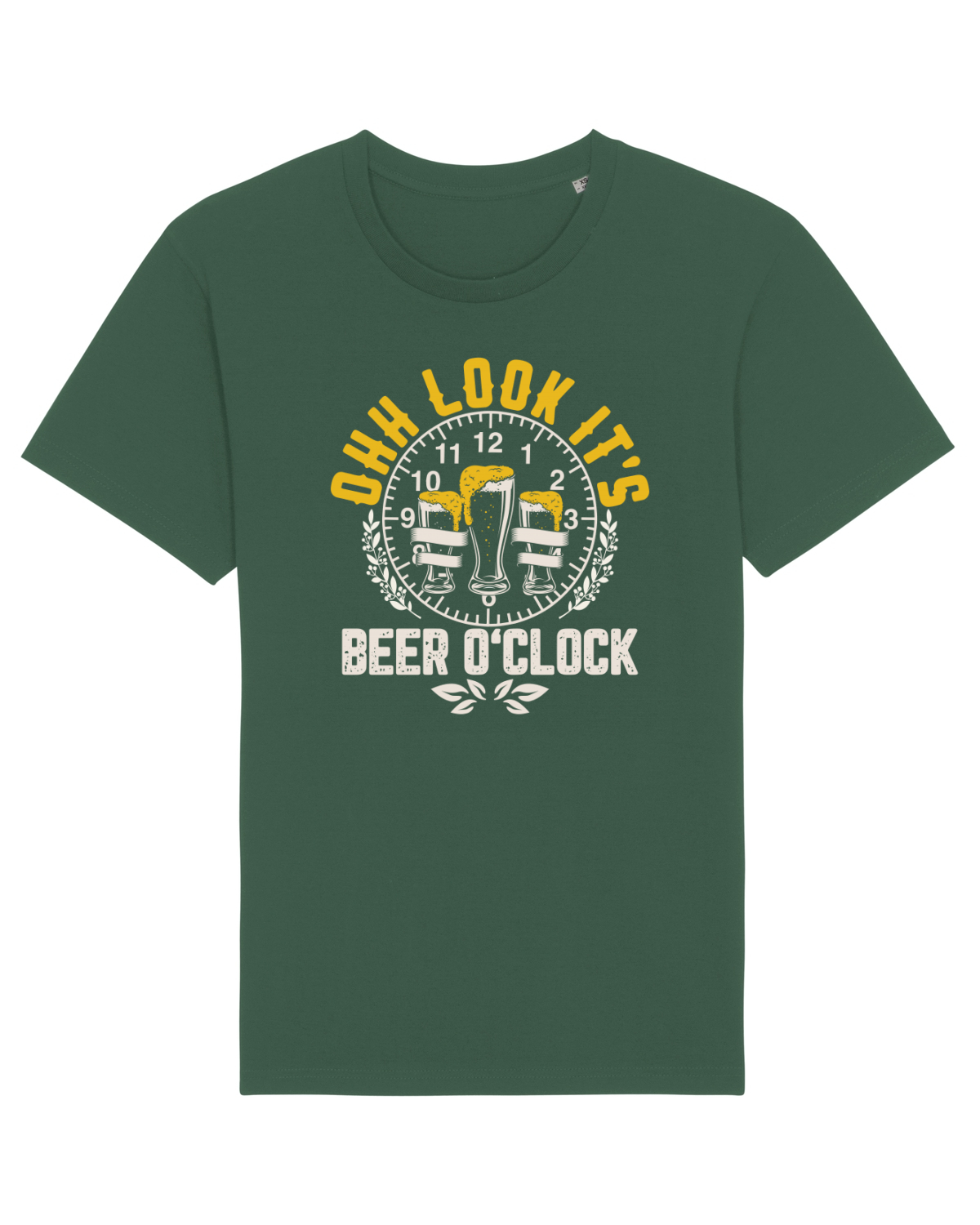 Tricou mânecă scurtă Unisex Rocker Bottle Green