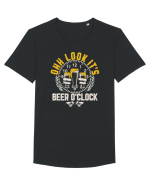 pt iubitorii de bere - It is beer o clock Tricou mânecă scurtă guler larg Bărbat Skater