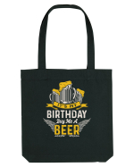 pt iubitorii de bere - It is my birthday buy me a beer Sacoșă textilă