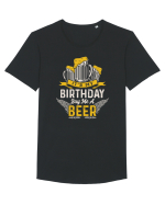 pt iubitorii de bere - It is my birthday buy me a beer Tricou mânecă scurtă guler larg Bărbat Skater
